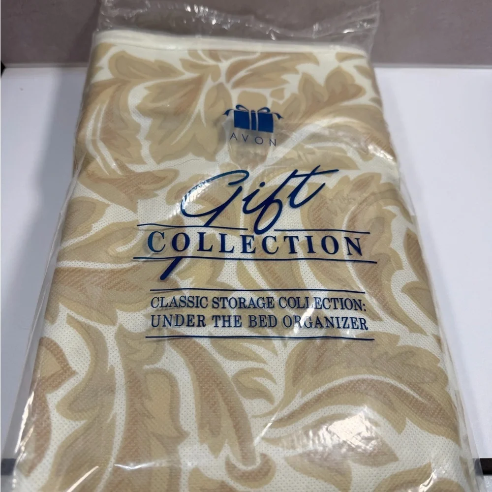 💜3/$15 Avon Gift Collection Beige and Blue Organizer VINTAGE 2001